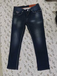 Stylish Dark Wash Denim Jeans