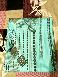 Elegant pure cotton unstitched dress material