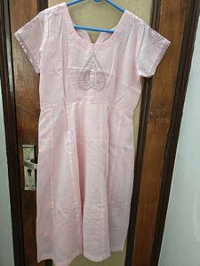 Embroidered Kurta and chudidar