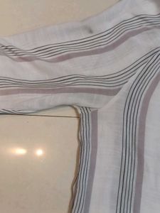 Happy🕐 Hr.  Branded Striped Casual Blouse Top