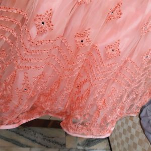 PINK HEAVY EMBROIDERED LEHENGA