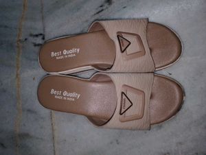 Stylish Beige Wedge Sandals