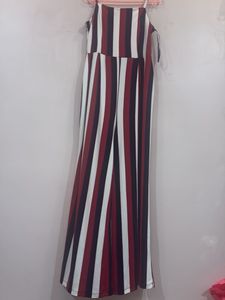 Striped Wide-Leg Jumpsuit