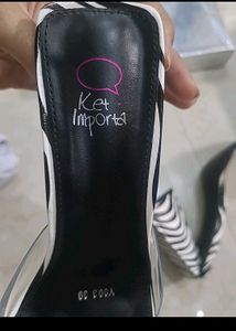 Sale- Branded Stylish Zebra Print Wedge Heels