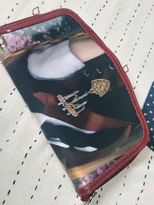 Doll Face Pouch/Cosmetic Bag