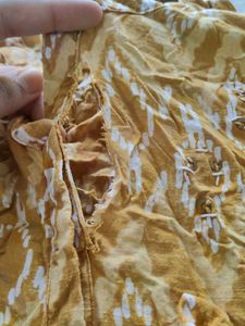 Yellow Printed Frock