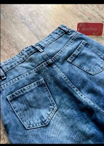 Trendy Wide-Leg Acid Wash  kids Jeans
