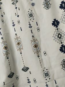 White short kurti, Breast size 34 to 36 waist size 32 to 34 hips 36 to 38