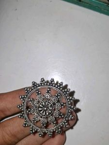 Oxidized Silver Statement Ring