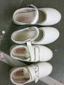 White Kids Shoes combo