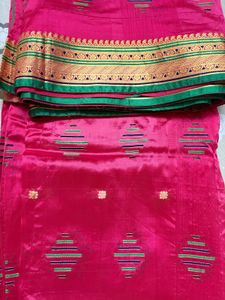 Vintage Silk Saree with Banarasi Border
