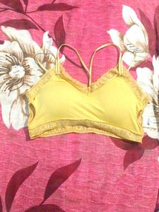 Yellow Sports Bra