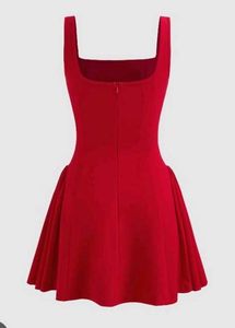 Red Skater Mini Dress
