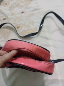 Retro Pink Crossbody Bag