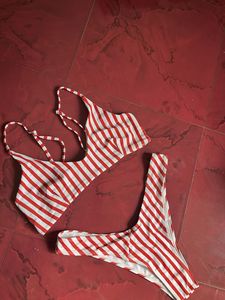 Striped Bikini Set