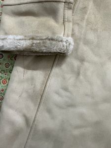 Cozy Faux Suede Sherpa Lined Coat