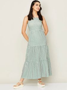 Ginger By Lifestyle Striped Maxi Dress (Size - S)