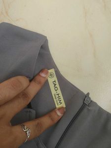 Elegant Grey Dress