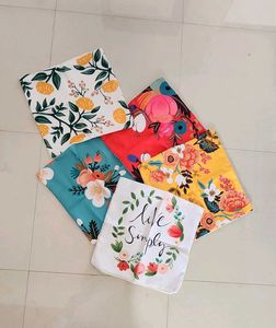 Vibrant Floral Print Cushion Covers Set