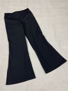 BLISSCLUB Black Flared Leggings Pants