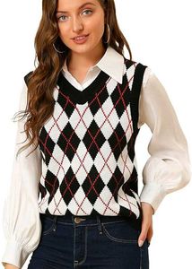 Argyle Knit Vest - Classic Style