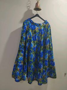 Floral Print Ethnic Skirt