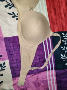Beige T-Shirt Bra