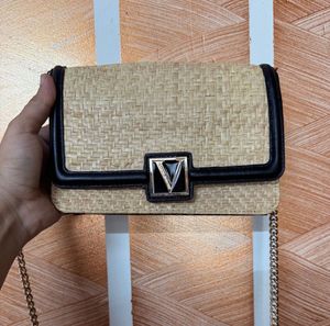 Victoria's Secret Straw Crossbody Bag