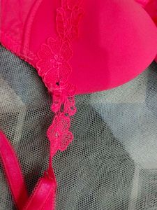 Bright Pink Padded Bra