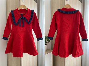 Cute Red Dress with Blue Accents