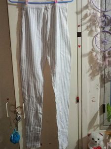 Striped White Pants
