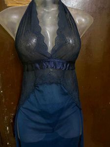 Blue Lace Nightgown