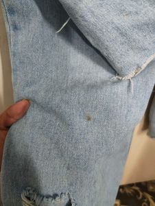 Ripped Wide Leg Jeans