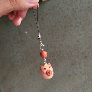 Cute Capybara Bead Charm 🤎