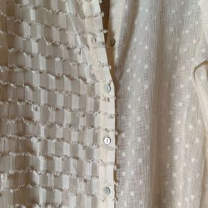 Off White Self Design Shirt