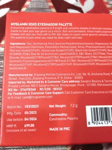 myglamm popxo Heart-Shaped Eyeshadow Palette