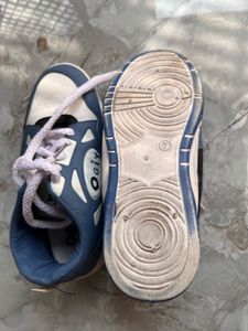 Cute Blue &amp; White Shoes