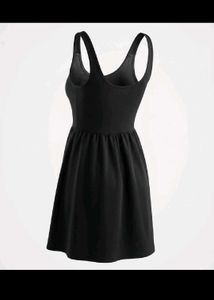 Classic Black Fit and Flare Dress
