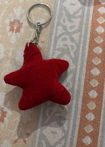 Red Velvet Rose Keychain 5 pair combo