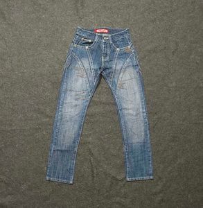 Lang Chen Y2K Archive Cyber Panel Stitching Jeans
