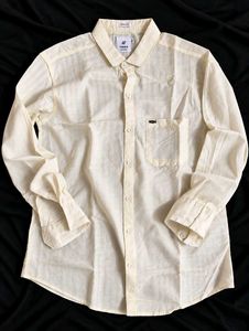 Classic Cream Button-Up Shirt