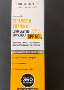 Dr. Seth's Ceramide & Vitamin C Sunscreen SPF 50