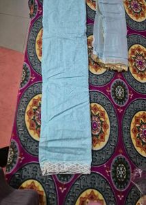 Light Blue Embellished Suit Salwar