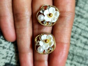 Korean 3D Flower Earring