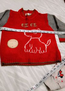 Very Cute N Amazing Woolen Top With Leggings