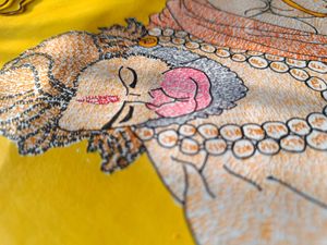 Handmade Ram Naam Hanuman Ji Painting | Acrylic &amp;