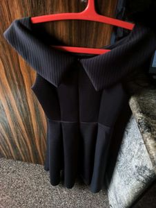Chic Black Off-Shoulder Mini Dress