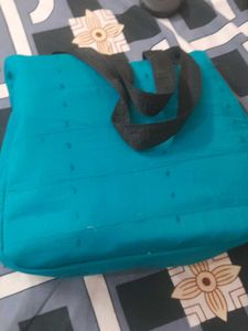 Stylish Teal Tote Bag