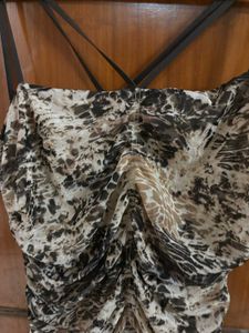 Sheer Ruched Camisole Top