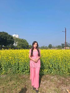 Beautiful Pink short kurti plazo set with dupatta